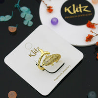 Klitz Glam Austrian Stone Finger Ring