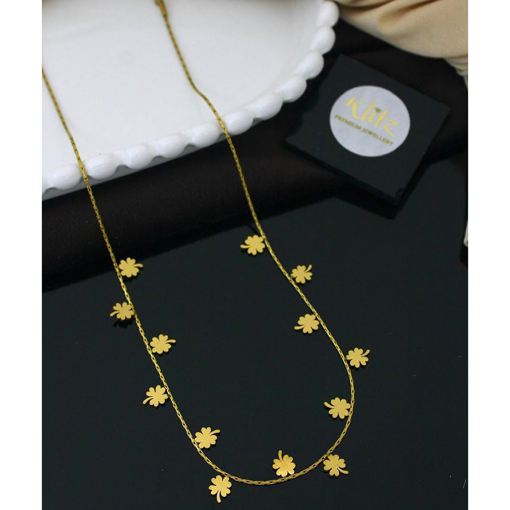 Klitz Aesthetic Mini Cute Flower Charm Necklace