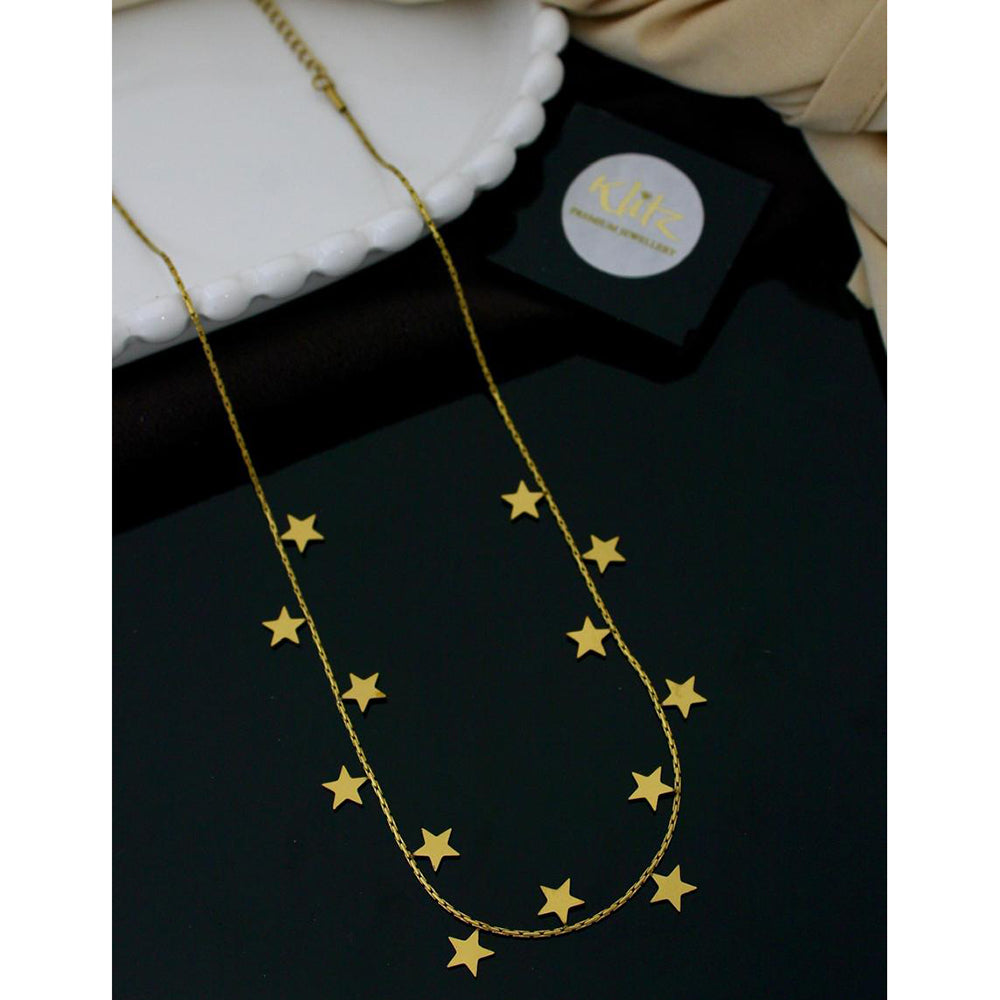 Klitz Aesthetic Mini Cute Star Charm Necklace
