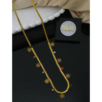 Klitz Classic Austrian Stone Snake Chain Delicate Flower Necklace