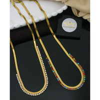 Klitz Classic Austrian Stone Snake Chain Necklace