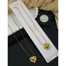 Klitz Forever Love Heart Austrian Stone Necklace