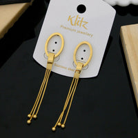 Klitz Stylish Stainless Steel Dangler Earrings