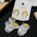 Klitz Stylish Stainless Steel Dangler Earrings