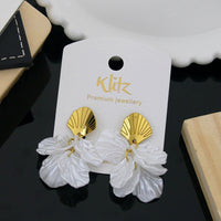 Klitz Stylish Stainless Steel Dangler Earrings