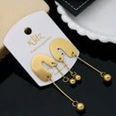 Klitz Stylish Stainless Steel Beads Dangler Earrings