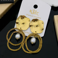 Klitz Stylish Stainless Steel Beads Dangler Earrings