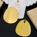 Klitz Stylish Stainless Steel Dangler Earrings