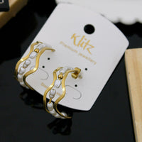 Klitz Pearl Stunning Fashion Hoop Earring