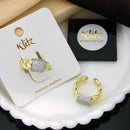 Klitz Sparkling Austrian Stone Cocktail Ring