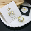 Klitz Colorful Meenakari Enamel Stud Earrings