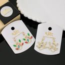 Klitz Shimmering Crystal Stone Stylish Stud Earrings