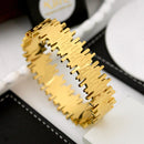 Klitz Sleek Polished Finish Designer Openable Bracelet