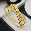 Klitz Sleek Polished Finish Designer Openable Bracelet