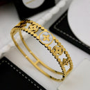 Klitz Elegant Floral Openable Bracelet