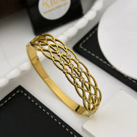 Klitz Premium Austrian Stone Designer Openable Bracelet