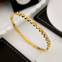 Klitz Austrian Stone Cartoon-Inspired Mickey Mouse Bracelet