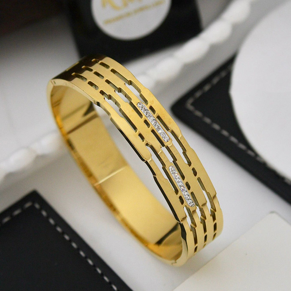 Klitz Premium Austrian Stone Designer Openable Bracelet