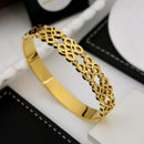 Klitz Premium Austrian Stone Designer Openable Bracelet