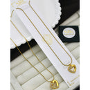 Klitz Stunning Premium Jewellery Austrian Stone Heart Shape Chain Pendant