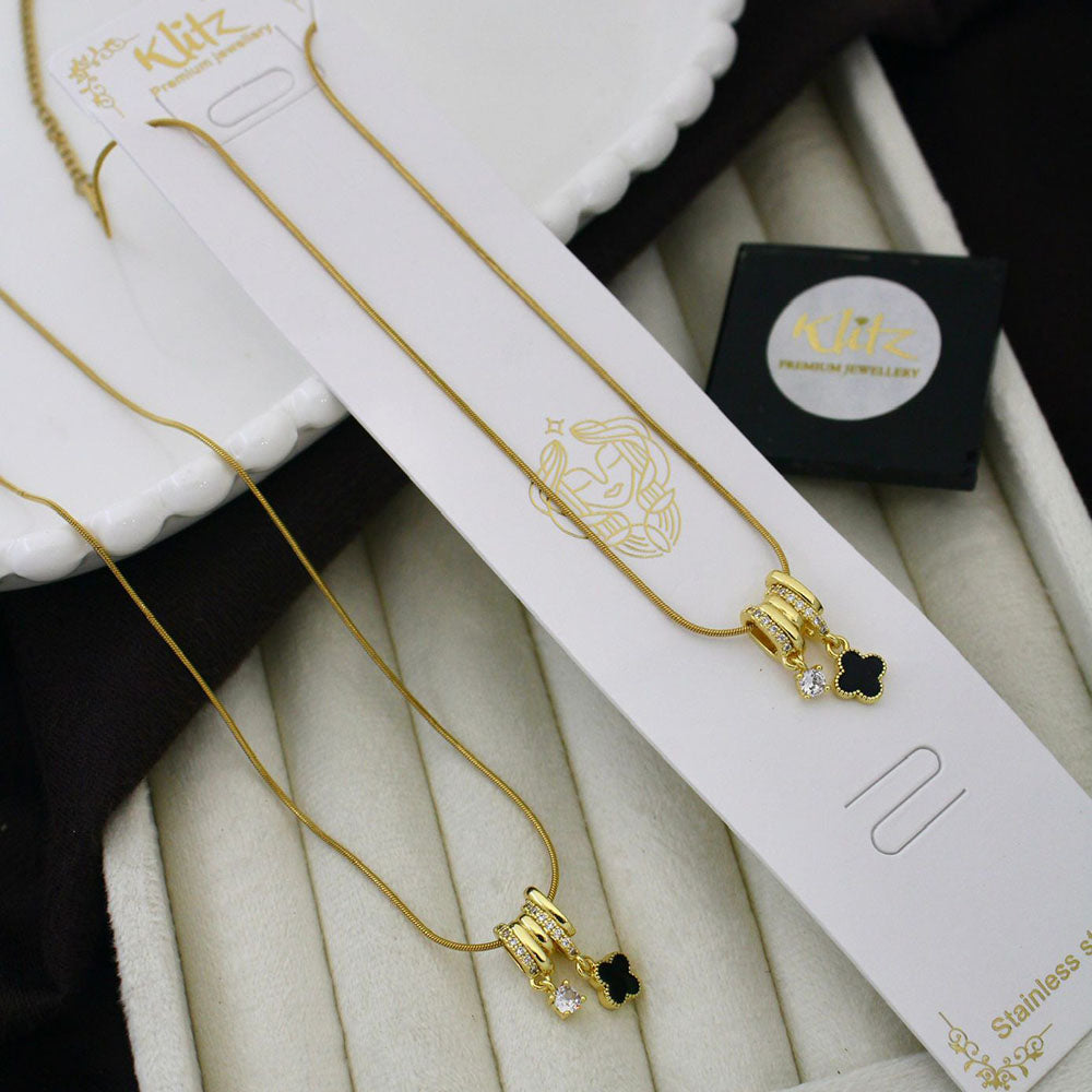 Klitz Classic Premium Jewellery Austrian Stone Chain Necklace