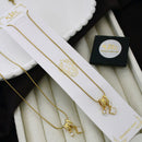 Klitz Classic Premium Jewellery Austrian Stone Chain Necklace