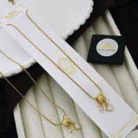 Klitz Classic Premium Jewellery Austrian Stone Chain Necklace