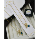 Klitz Classic Premium Jewellery Austrian Stone Chain Necklace