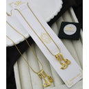 Klitz Classic Premium Jewellery Austrian Stone Chain Necklace