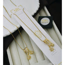 Klitz Classic Premium Jewellery Austrian Stone Chain Necklace