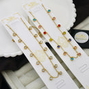 Klitz Classic Premium Jewellery Austrian Stone Chain Necklace