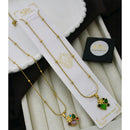 Klitz Stunning Premium Jewellery Crystal Stone Chain Pendant