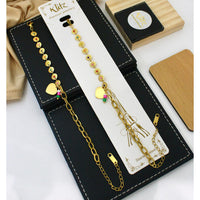 Klitz Premium Jewellery Heart Shape And Pearl Bracelet Collection