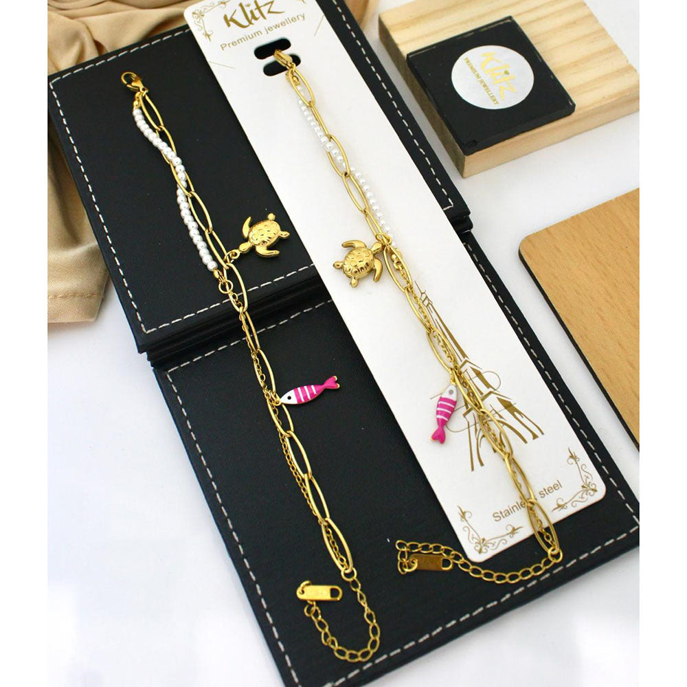 Klitz Designer Ocean Theme Premium Jewellery Bracelet