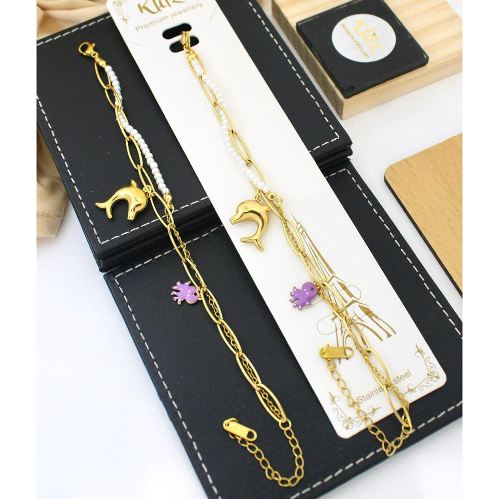 Klitz Designer Ocean Theme Premium Jewellery Bracelet