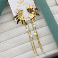 Klitz Elegant Premium Jewellery Pearl Dangler Earrings