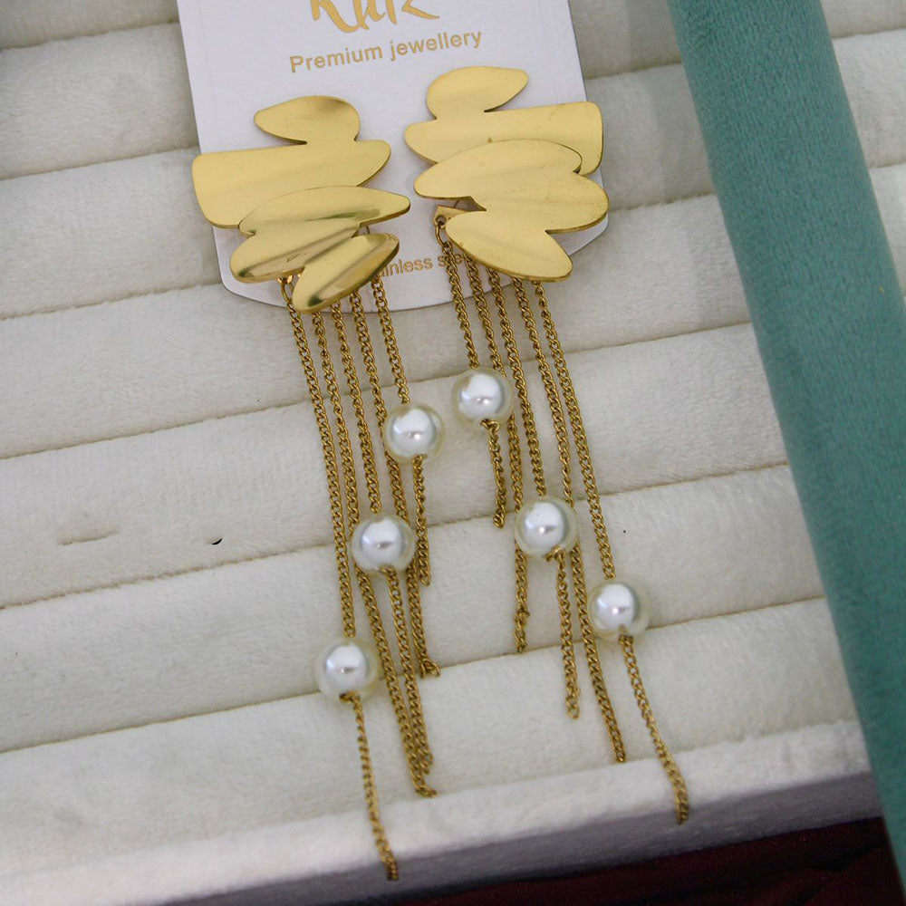 Klitz Elegant Premium Jewellery Pearl Dangler Earrings