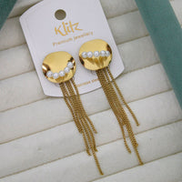 Klitz Elegant Premium Jewellery Pearl Dangler Earrings