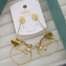 Klitz Elegant Premium Jewellery Crystal Stone Dangler Earrings