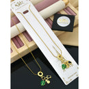 Klitz Premium Jewellery Designer Meenakari Charm  Pack of 12 Chain Pendant