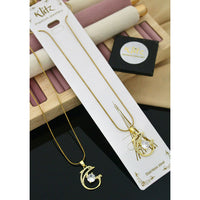 Klitz Premium Jewellery Designer Dolphin Austrian Stone Pack of 12 Chain Pendant