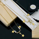  Klitz Premium Jewellery  Pack of 12 Nature Inspired Tree Charm Pearl Necklace