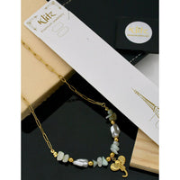 Klitz Premium Jewellery Pack of 12 Ocean-Inspired Elephant Beads Necklace 