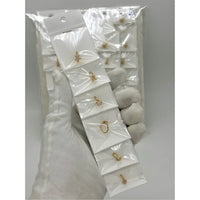 Klitz Glam Austrian Stone Nose Ring (Assorted Desing) (Pack of 12)