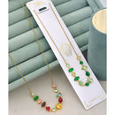 Klitz Designer Crystal Stone Necklace 