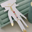 Klitz Crystal Stone Designer Hand Harness Bracelet (Pack of 12)