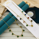 Klitz Designer Crystal Stone Necklace (Pack of 12)