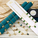 Klitz Designer Crystal Stone Necklace (Pack of 12)