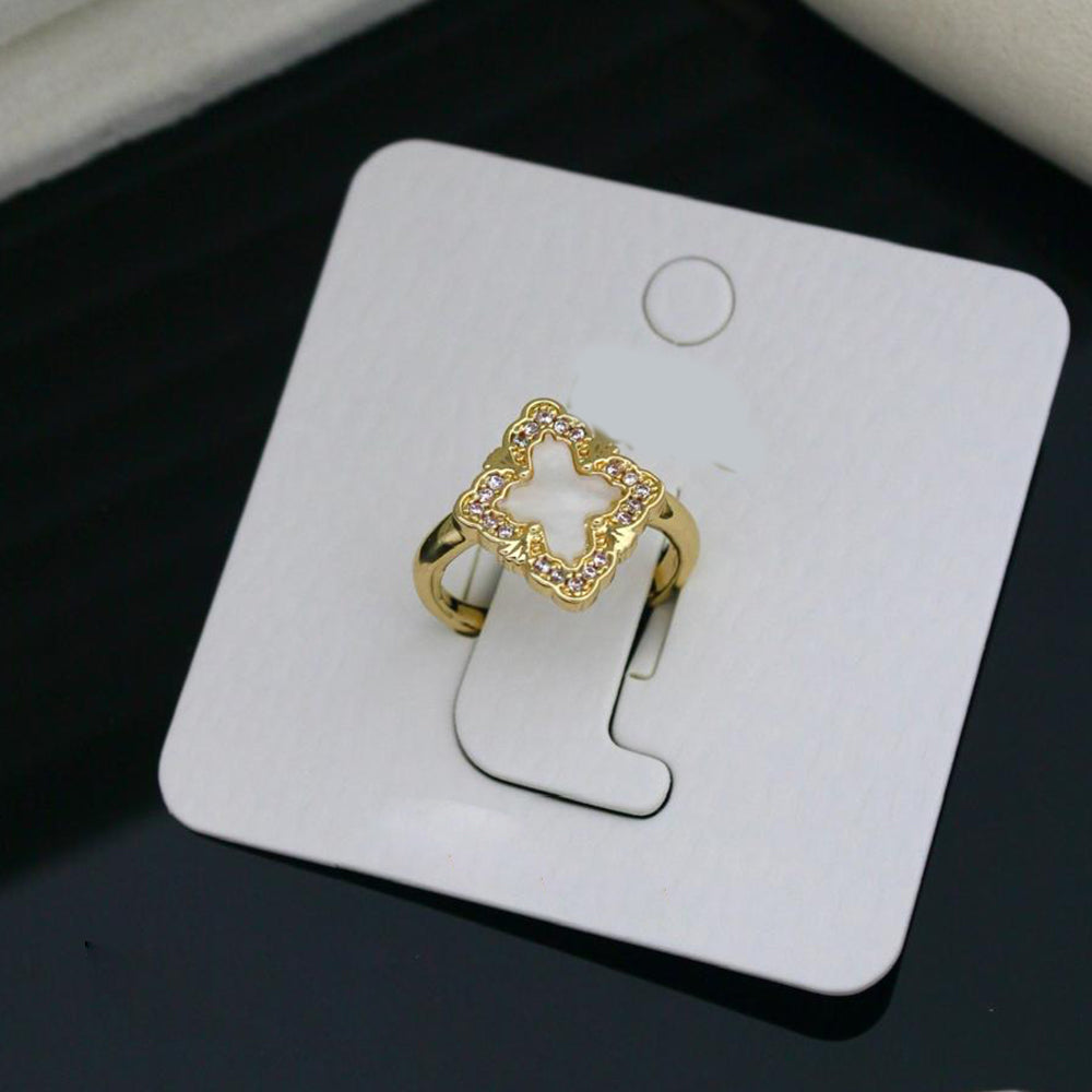 Klitz Sparkling Austrian Stone Cocktail Ring