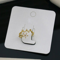 Klitz Sparkling Austrian Stone Cocktail Ring